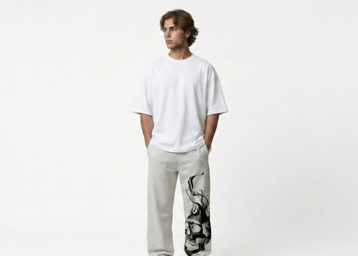 "Phantom Skull" Heavyweight Relaxed-Fit Sweatpants