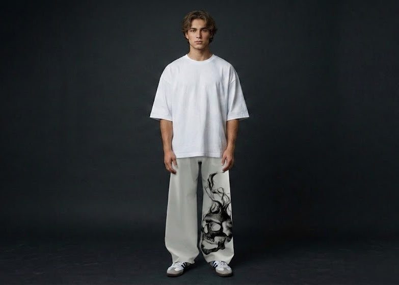 "Phantom Skull" Heavyweight Relaxed-Fit Sweatpants