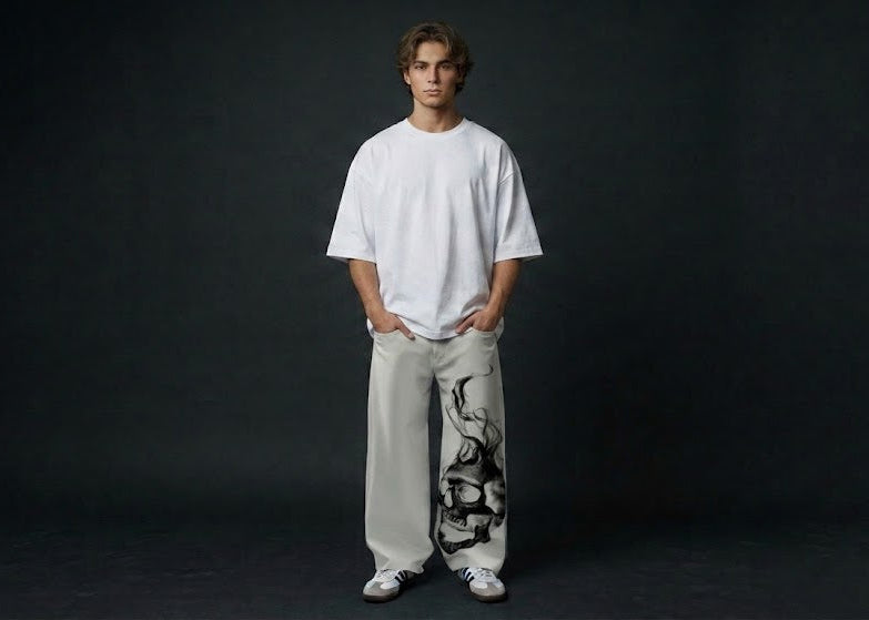 "Phantom Skull" Heavyweight Relaxed-Fit Sweatpants