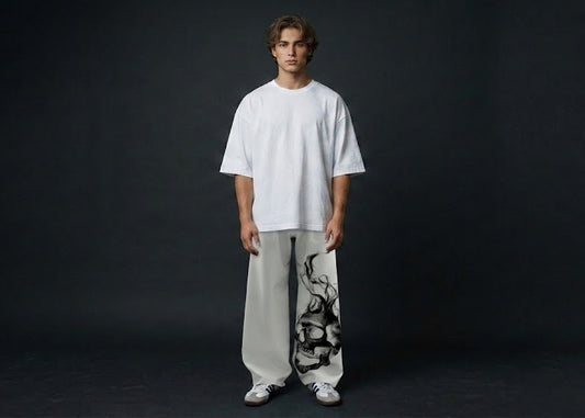 "Phantom Skull" Heavyweight Relaxed-Fit Sweatpants